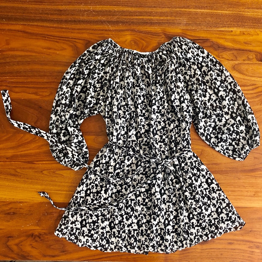 Marysia Dress/Tunic/Coverup - hibiscus print